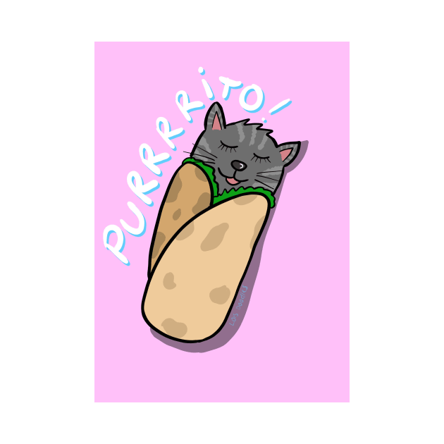 Purrito by Lois Doodles