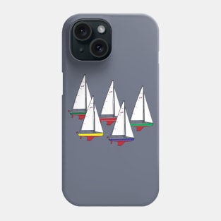 Harbor 20 Sailboats Racing Phone Case