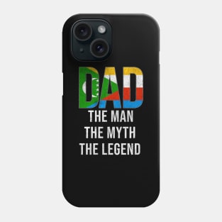 Comoran Dad The Man The Myth The Legend - Gift for Comoran Dad With Roots From Comoran Phone Case