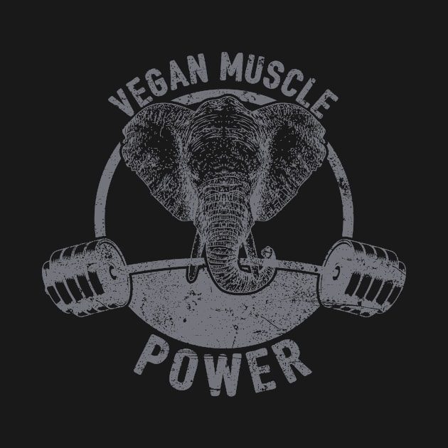 Vegan Muscle Power Elephant by yeoys