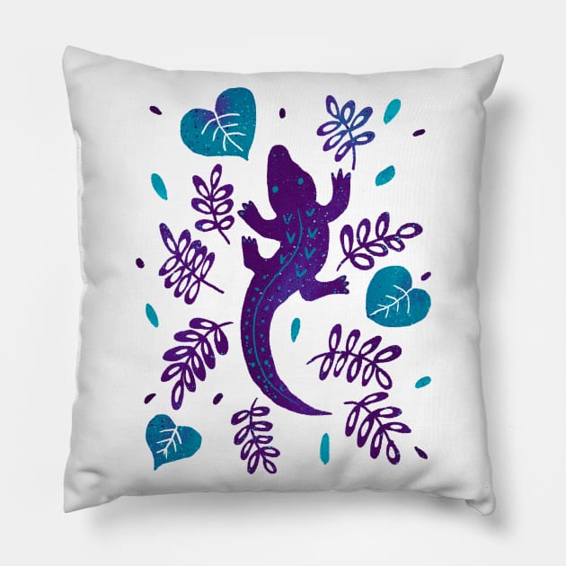 Purple Crocodile Pillow by Home Cyn Home 