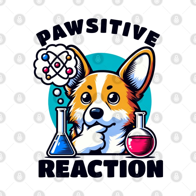 Pawsitive Reaction Black Chemistry Dog Lover by Odetee