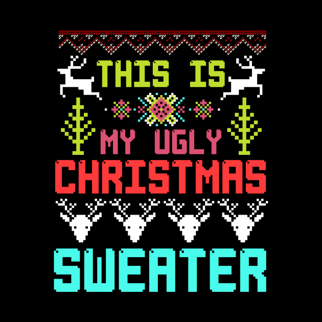 Funny Christmas Ugly Christmas Sweater Holiday Gifts by thuden1738