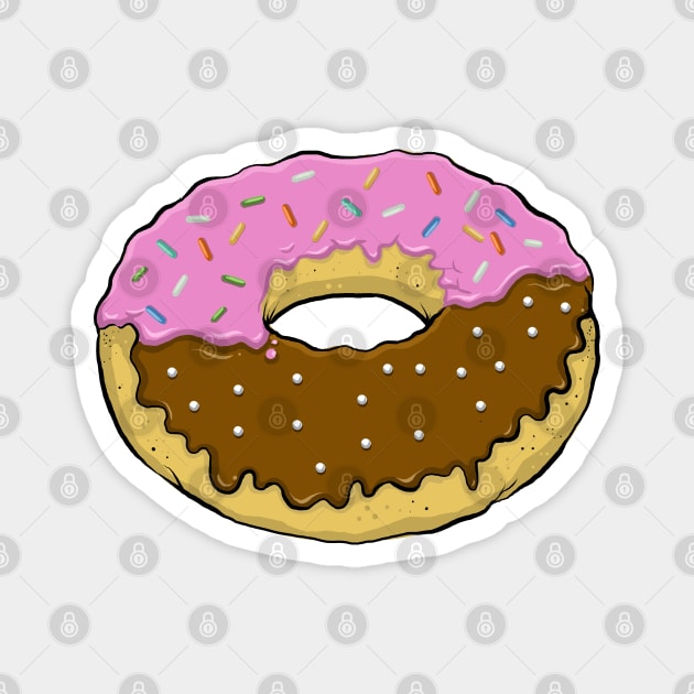 Donut Magnet by Black Tee Inc