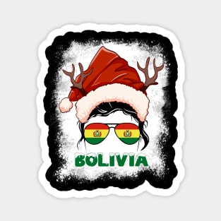 Bolivia girl, Bolivian Christmas gift , Regalo Navidad Bolivia Magnet