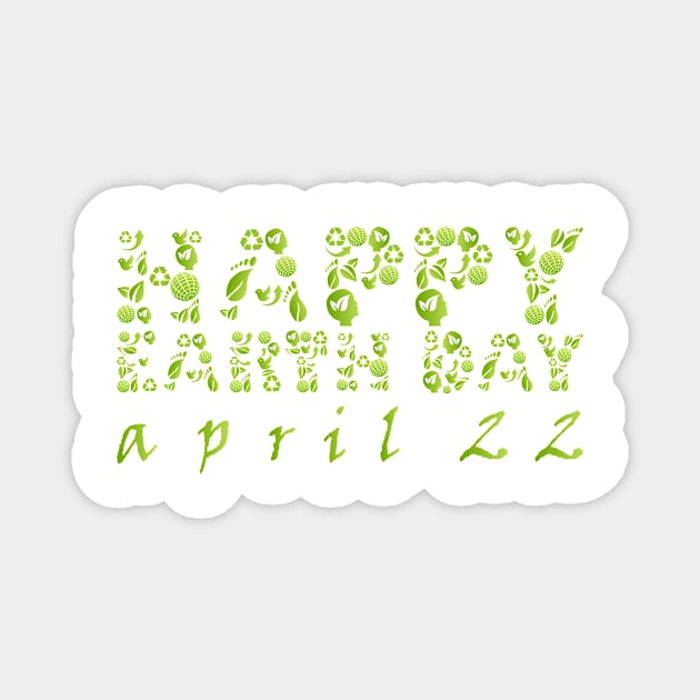 Earth Day Celebration 3 Magnet by thematics