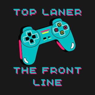 Gaming Top Laner Front Line Arcade T-Shirt