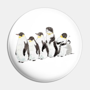 Penguin Cat Pin