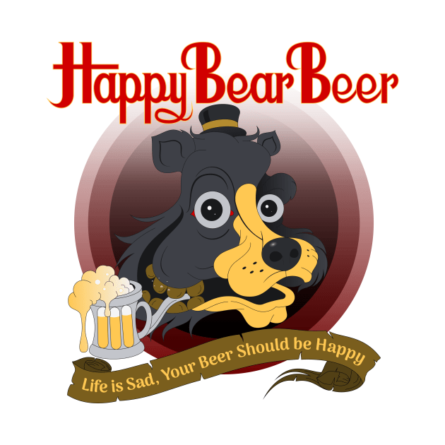 BEER BEAR by roombirth