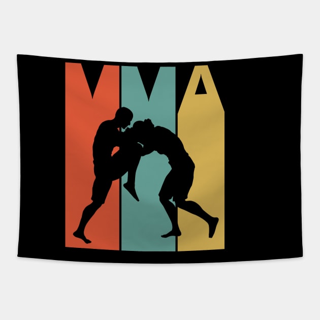 Vintage MMA Lover Gift Tapestry by GWENT