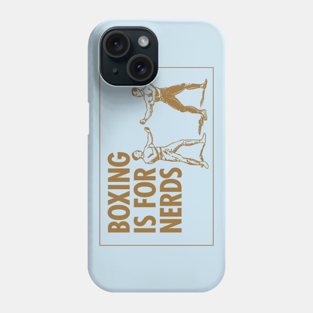 Boxing is for Nerds Phone Case by mikevotava