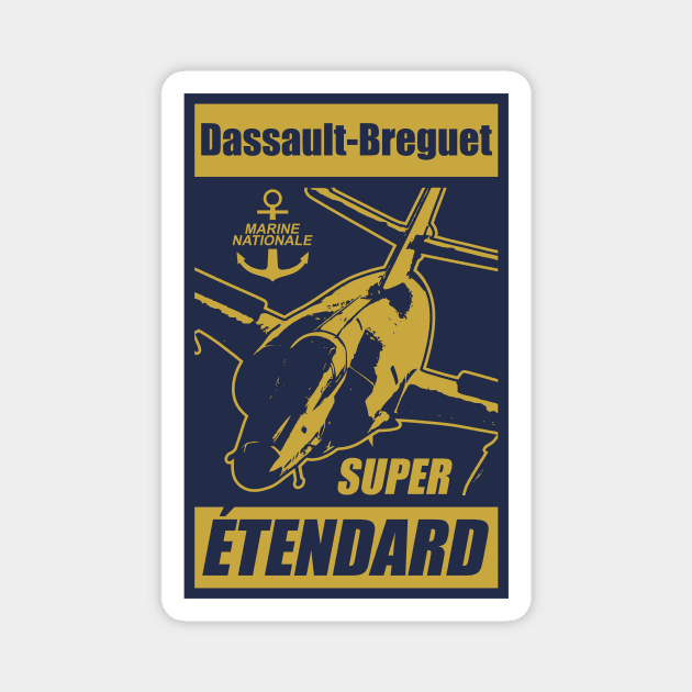 Super Étendard Magnet by Tailgunnerstudios