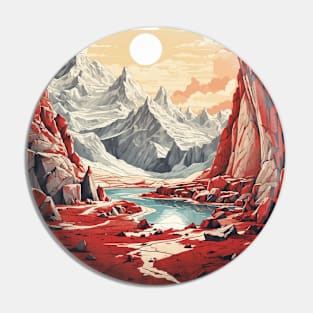 Eisriesenwelt Cave Austria Vintage Travel Retro Tourism Pin