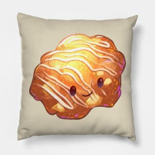 Happy Apple Fritter Donut Pillow