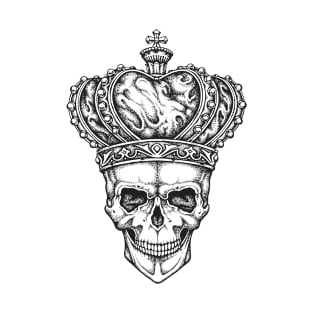 King Skull in a Crown T-Shirt