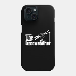 The Groovefather Vintage Drums Drumming - Band Drummer Phone Case