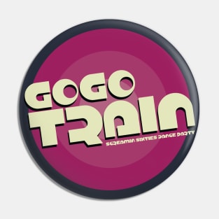 GoGo Train Logo Pin