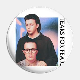 Vintage 80s Tears For Fears Pin