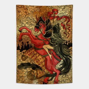 Dark Knight. Gothic Mysteries Design. Tapestry