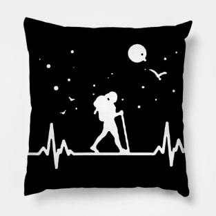 Love hiking - camping Pillow