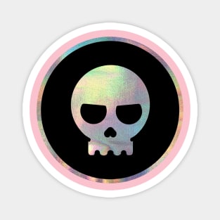 HOLOGRAPHIC SKULL STICKER Magnet