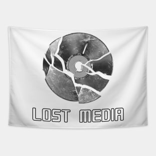 Lost Media - broken CD (black text) Tapestry
