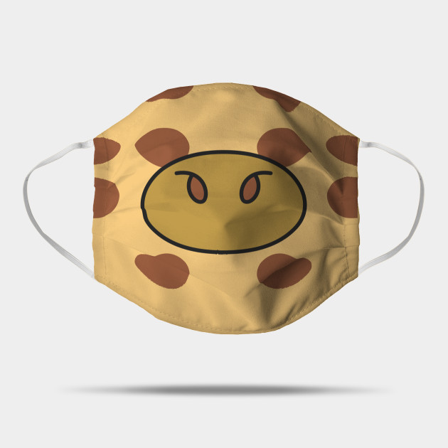 Cartoon Giraffe Giraffe Mask Teepublic