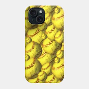 Softball balls Phone Case