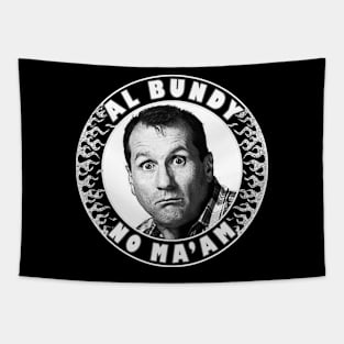 Al Bundy - No ma'am (flames) Tapestry