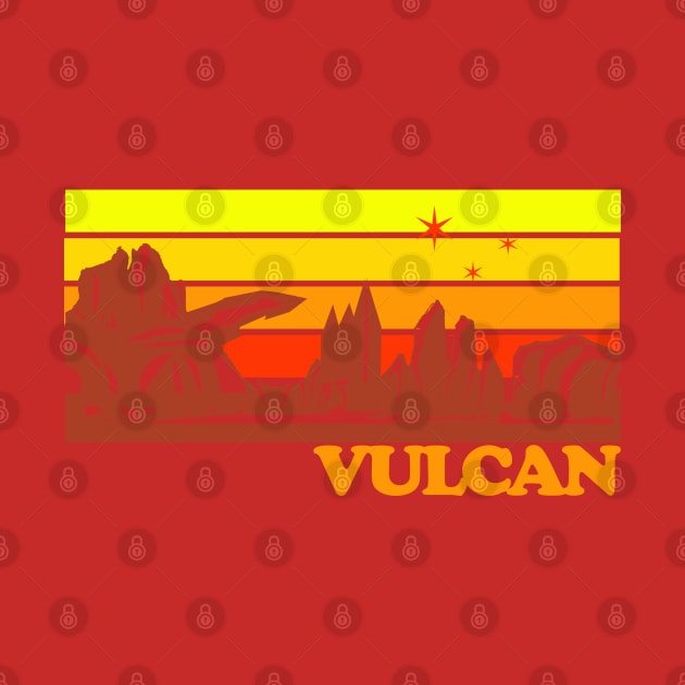 Vulcan Retro by PopCultureShirts