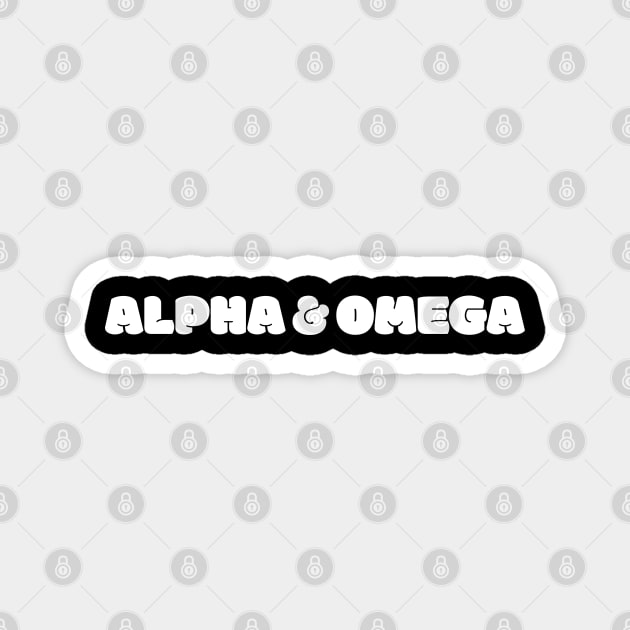 Alpha & Omega & Me Magnet by Church Store