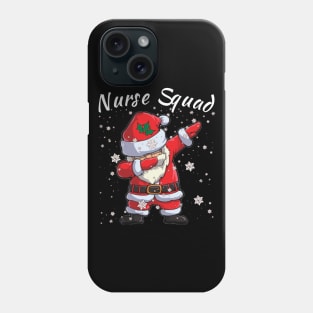 Nurse Squad Dabbing Santa Phone Case