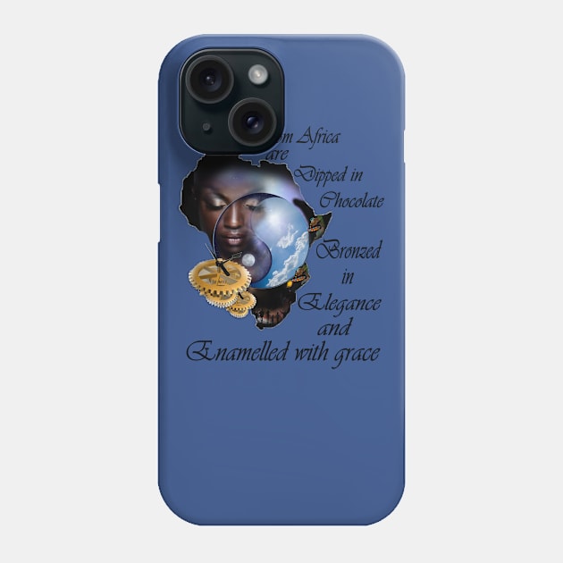 Woman from Africa Phone Case by Just Kidding by Nadine May