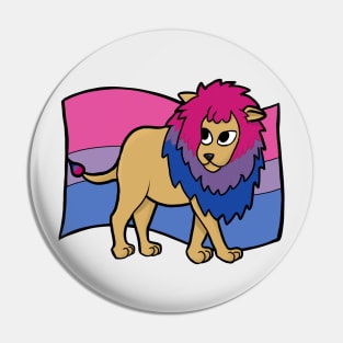 Bisexual Pride Lion Pin