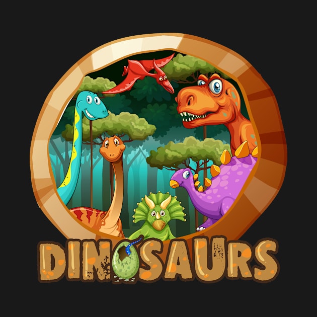 Dinosaurs World by black8elise