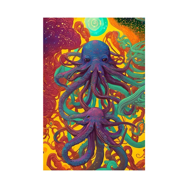 Hypnotic Octopi by EsoteraArt