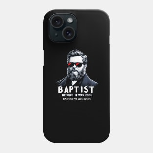 Vintage Spurgeon Tee - "Baptist Before It Was Cool" Phone Case