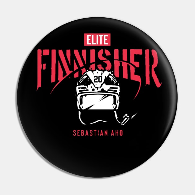 Sebastian Aho Elite Finnisher Pin by stevenmsparks