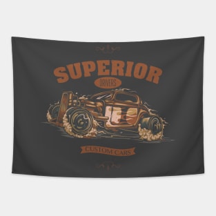 Superior Drivers Custom Cars Tapestry