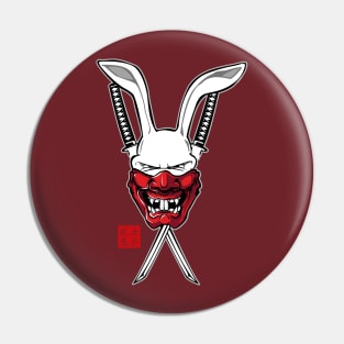 Samurai Bunny Year of the Rabbit Pin