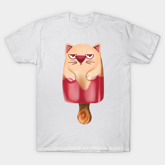 Summer time Pawsicle - Cat - T-Shirt