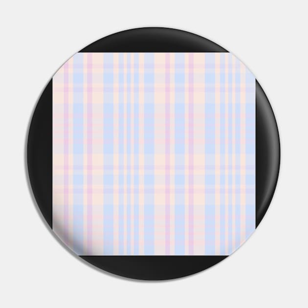 Pastel Aesthetic Sorcha 2 Hand Drawn Textured Plaid Pattern Pin by GenAumonier