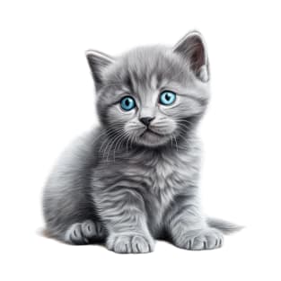 cute british shorthair kitten T-Shirt