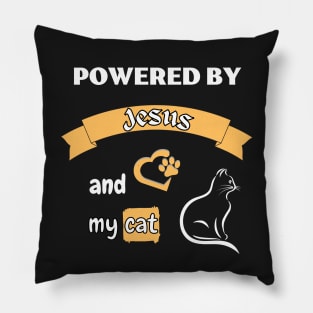 Powered by Jesus and my cat Pillow