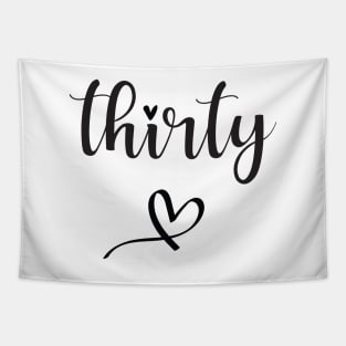 Thirty AF  Funny Gift  Gift for Mom ,Gift for Dad, birthday Gift Tapestry