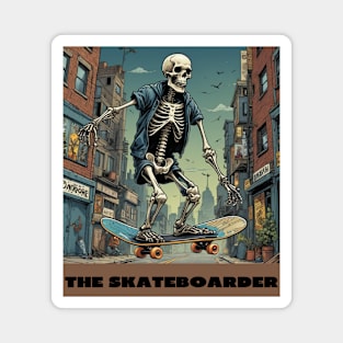 The skateboarder Magnet