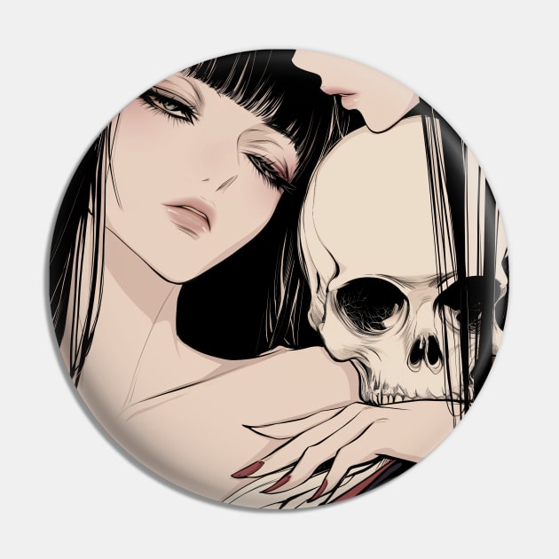 Geisha and skull 8010 Pin by ToddT