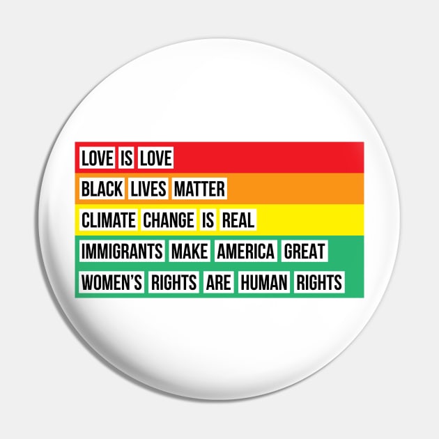 Black Lives Matter rainbow Pin by iambolders
