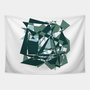 Wacky geometric shapes Tapestry