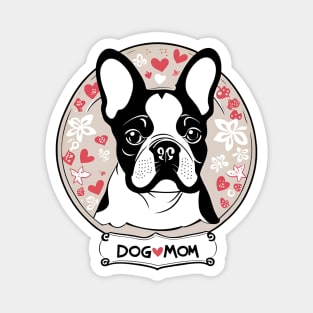 Dog Mom Of A French Bulldog Magnet